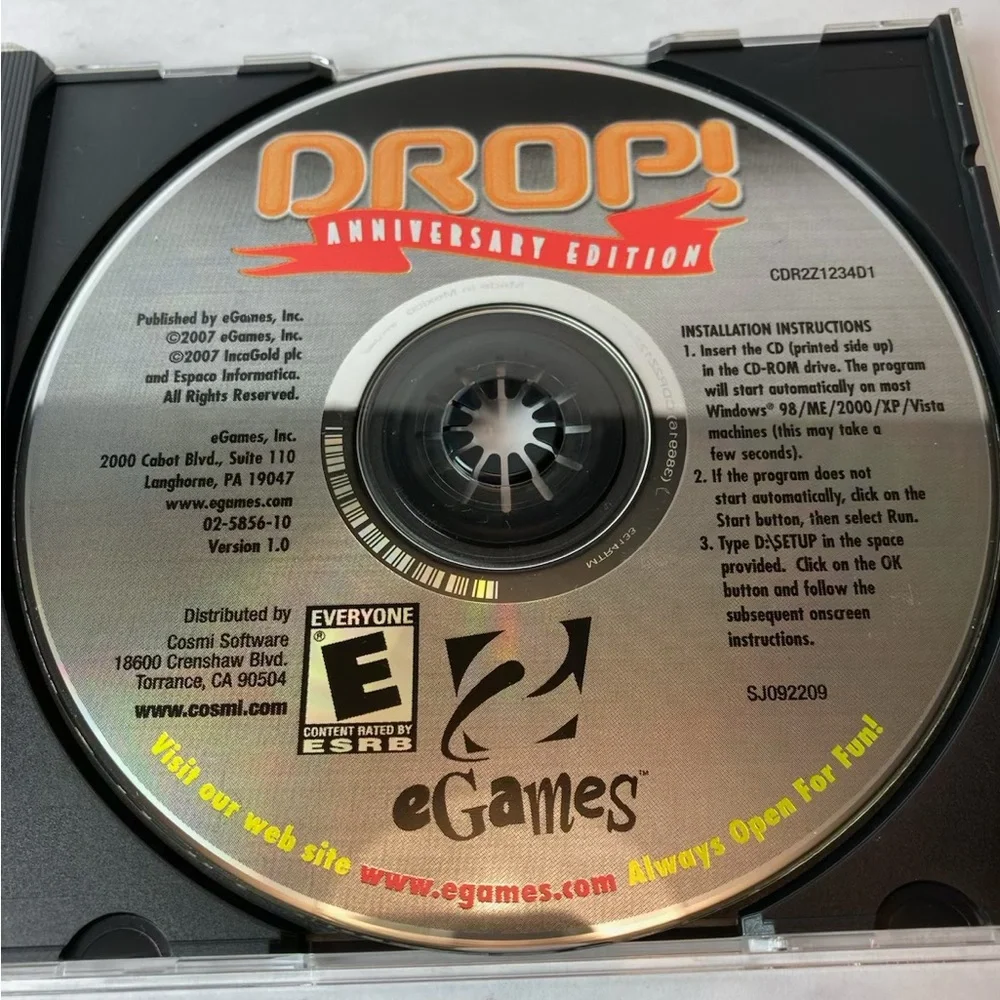DROP! Anniversary Edition PC Game - Puzzle PC Disc Game